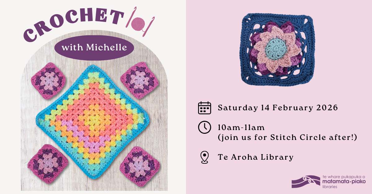 Crochet 101 at Te Aroha Library
