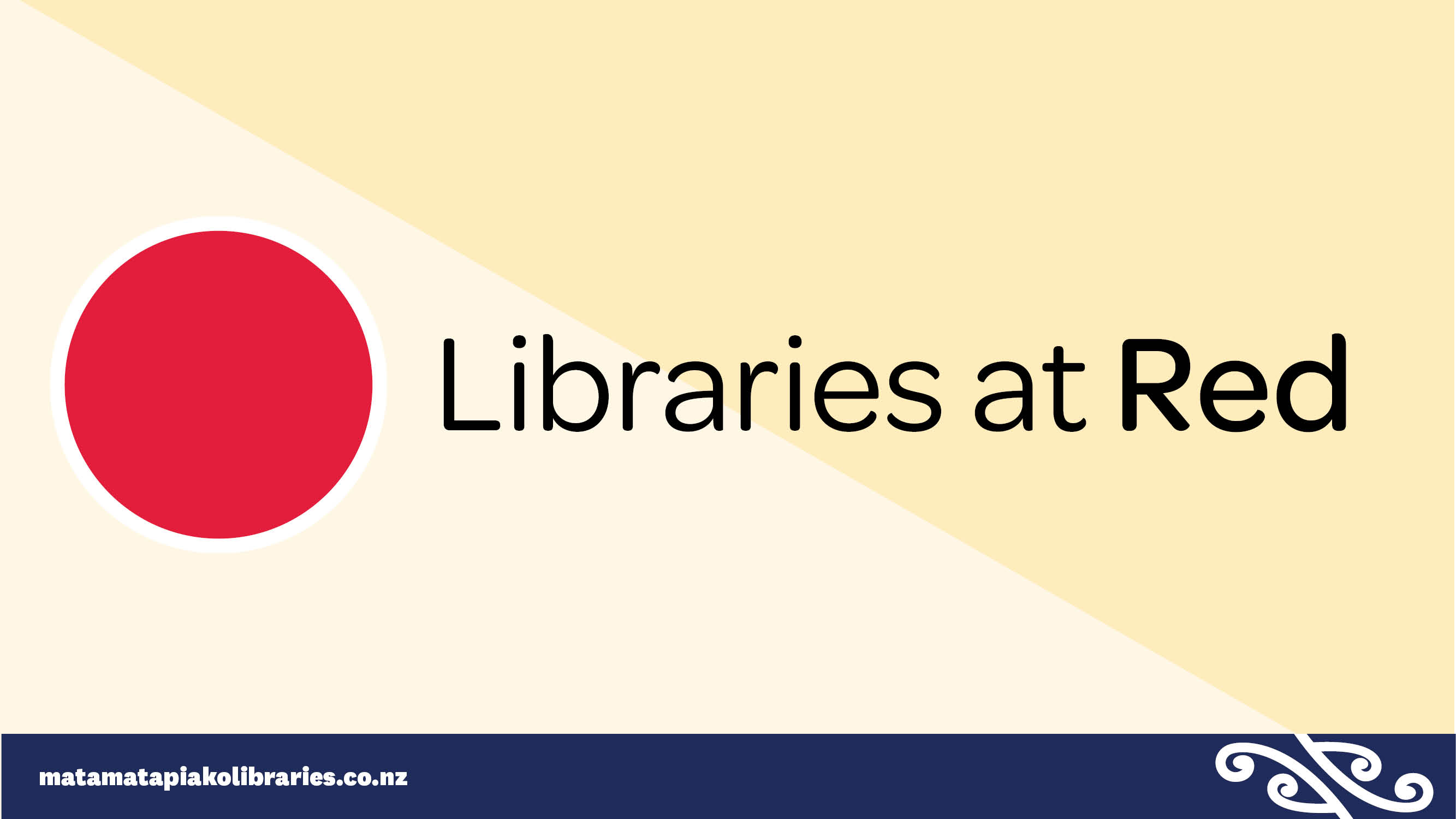 Our Libraries at Red - 28 March 2022 update